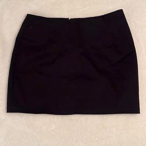 Motel Rocks black mini skirt